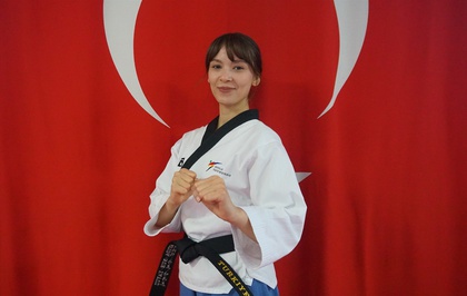Güney Kore'de bronz kazanan milli tekvandocu Şeyda Nur, Avrupa'da altın hedefliyor