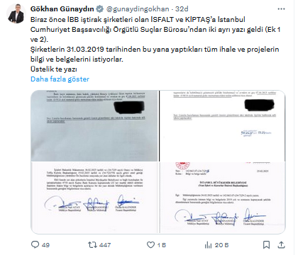 İBB soruşturması genişliyor! İki iştirakin dosyaları istendi
