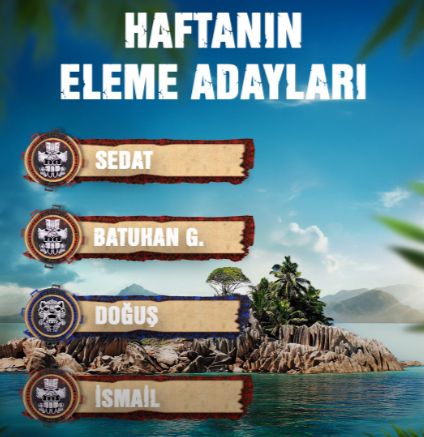 Survivor eleme adayları kim? 24 Mart Pazartesi Survivor'da potada kimler var?