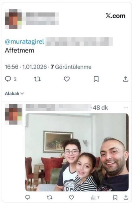 Ailesiyle birlikte tehdit edilen Murat Ağırel'den emniyet ve savcılığa çağrı