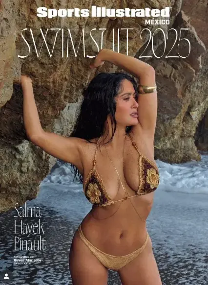 58 yaşında ama gören 30 zannediyor! Salma Hayek'ten bikinili dans performansı