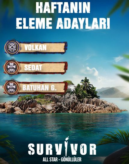 Survivor eleme adayları kim? 17 Nisan Perşembe Survivor'da potada kimler var?