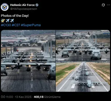 Yunanistan'ın Küstah Hamlesi: Düşen C130 Uçağı Üzerinden Provokasyon