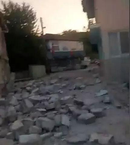 Balıkesir'de deprem anı