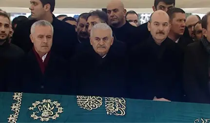 Cenaze Törenine Başbakan Yıldırım da Katıldı