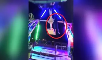 Lunaparkta emniyet kemeri kopan kadın ölümden döndü