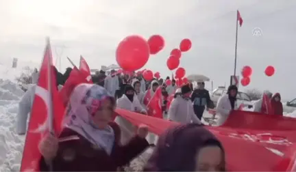 Beypazarı Kızak Şenliğinde 15 Temmuz Şehitleri Unutulmadı