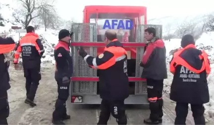 Yayla Evinde Mahsur Kalan Vatandaşları Afad Kurtardı