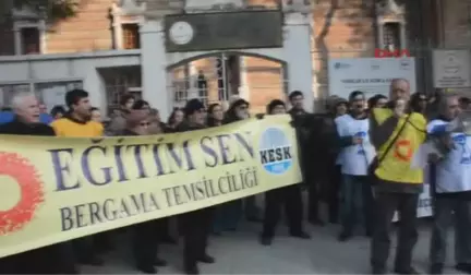 Bergama Kesk, Bergama'da Üyelerinin Ihracını Protesto Etti