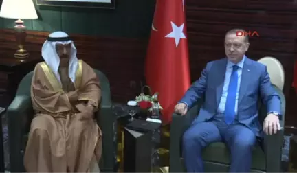 Cumhurbaşkanı Erdoğan, Bahreyn Başbakanı ve Bahreyn Veliaht Prensini Kabul Etti