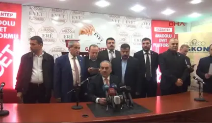 Gaziantep'te 22 Stk'dan 'Evet' Açıklaması