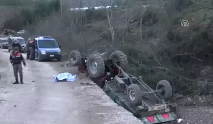 Devrilen Traktörün Altında Kalan Sürücü Öldü - Antalya