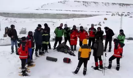 Ovit Dağı'nda Kar ve Çığ Eğitimi