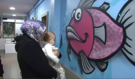 Kanserli Minikler İçin Hastane Duvarlarına Graffiti Yaptılar