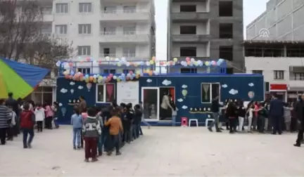 Uçan Kütüphane Nusaybin'e Kondu