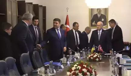 TBMM Başkanı Kahraman, Ukrayna Başbakanı Groysman'ı Kabul Etti