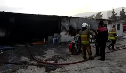 Koruncuk Vakfı'na Ait Urla Çocuk Evi Şantiyesinde Yangın Çıktı