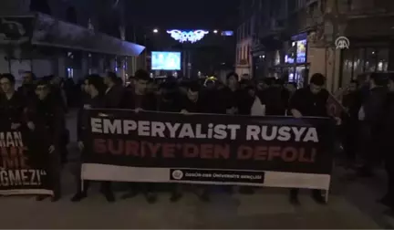 Esed Rejiminin Kimyasal Saldırıları Protesto Edildi