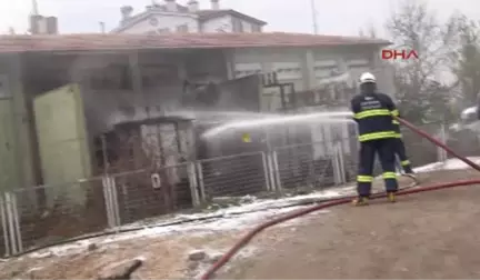 Eskişehir Elektrik Trafosunda Yangın