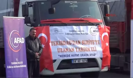 Tekirdağ'dan Suriye'ye 61 Ton Un Yardımı