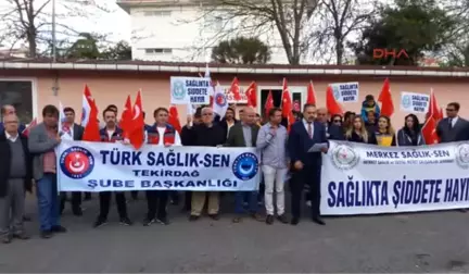 Çorlu Sağlık Çalışanı Işçan'ın Darp Edilmesine Tepki