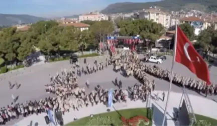 Muğla'da 57. Alay Vefa Yürüyüşü Havadan Görüntülendi