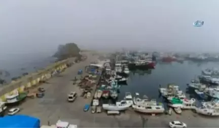 Rumeli Feneri'nde Devam Eden Bekleyiş Havadan Görüntülendi