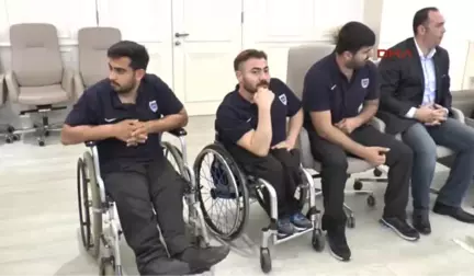 Gaziantep Engelli Basketbolculardan, Şahin'e Ziyaret