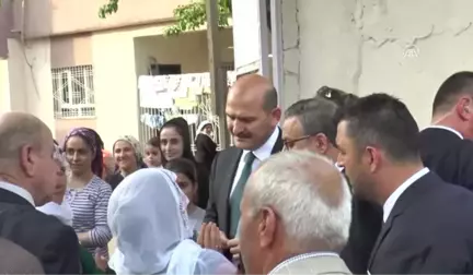 Soylu, 2 Çocuğunu Kaybeden Yıldırım Ailesine Taziye Ziyaretinde Bulundu