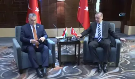 Pekin)- Cumhurbaşkanı Erdoğan, Macaristan Başbakanı Orban'ı Kabul Etti