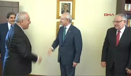 Kılıçdaroğlu, DYP Genel Başkanı Çetin Açıkgöz Ile Görüştü