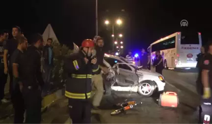 Polis Ekip Otosuyla Otomobil Çarpıştı: 1 Ölü, 5 Yaralı