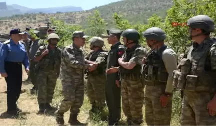 Şırnak - Orgeneral Hulusi Akar TSK Terörle Mücadelede Büyük Kahramanlık ve Fedakarlık Gösteriyor