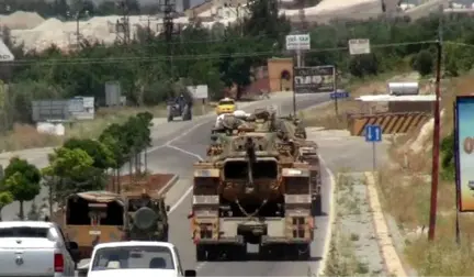 PYD Denetimindeki Afrin Sınırına Tank Sevkiyatı