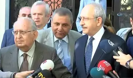 Kılıçdaroğlu, Hüsamettin Cindoruk'u Evinde Ziyaret Etti