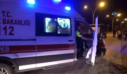 Alkollü Sürücü Polise Çarpıp Kaçtı: 1 Yaralı