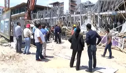 İnşaatta Beton Dökümü Sırasında Göçük: 2 Yaralı