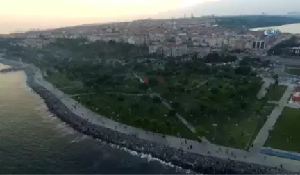 Orman Yangını Değil Mangal Dumanı...mangal Dumanı Havadan Böyle Görüntülendi