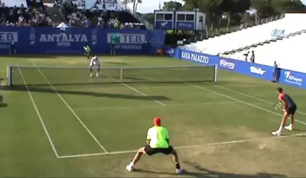 ATP Dünya Turu'nun Yeni Turnuvası Antalya Open'da Çiftler Şampiyonu Robert Lindstedt/asiam-Uı-Haq...