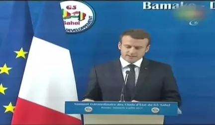 Mali'de G5 Güvenlik Zirvesi- Fransa Cumhurbaşkanı Macron G5 Güvenlik Zirvesine Katıldı