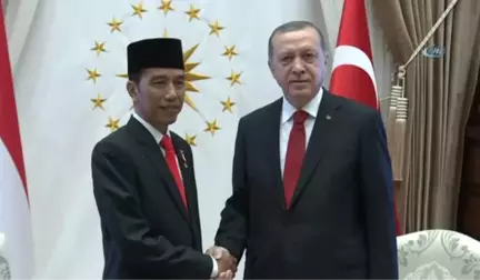 Ankara) Cumhurbaşkanı Erdoğan, Endonezya Cumhurbaşkanı Widodo'yu Kabul Etti