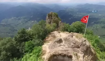 Antik Kurul Kalesi'nde Kazılar Tekrar Başladı... Çalışmalar Havadan Görüntülendi