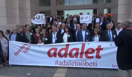 Adalet Sarayında Avukatların 15'inci Adalet Nöbeti