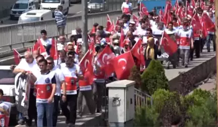 Karabük'te 15 Temmuz Yürüyüşü