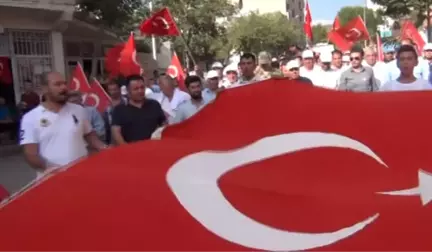 Yeşilli'de Millet 15 Temmuz Zaferi İçin Yürüdü