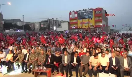 Şırnak'ta 15 Temmuz Için Polis, Asker ve Halk Kol Kola Yürüdü