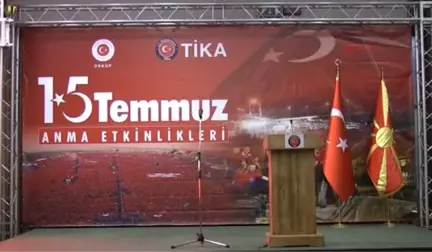 Üsküp'te 15 Temmuz'u Anma Töreni Düzenlendi