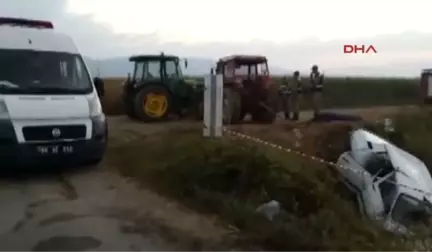 Tokat Otomobil Kanala Uçtu 1 Ölü