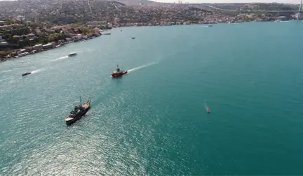 Boğaz'da Furkan Yıldırım'ı Arama Çalışması Havadan Görüntülendi