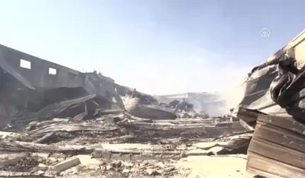 Gaziantep'teki Fabrika Yangını